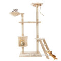 Height Cat Tree Pet Play House Climbing Tower